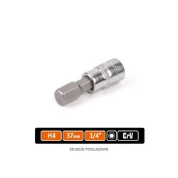 shumee Nasadni ključ 1/4 s HEX nastavkom 37 mm/H4 /TEGER