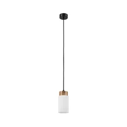 Luster na kablu MARKUS 1xE27/15W/230V crna/hrast