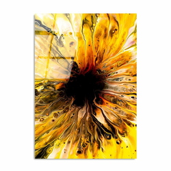 WALLXPERT dekorativna slika od kaljenog stakla YEL 1 (UV 134) 70 x 100 cm