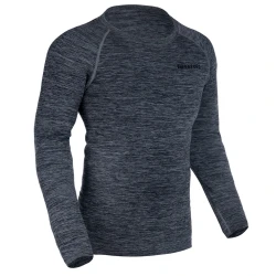 Termalna majica Oxford Advanced Base Layer Black-Grey - dolgi rokavi