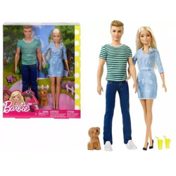 Barbie i Ken sa psom FTB72
