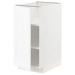 METOD Podni element s policama, bela Enköping/bela im. drveta, 40x60 cm