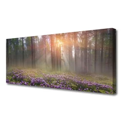 tulup.si Slika na platnu Forest narava flowers rastlin 125x50 cm