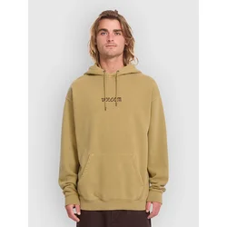 Volcom Big Stone Po moški pulover s kapuco mustard