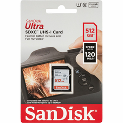 SanDisk Ultra SDXC UHS-I 512GB 120MB/s SDSDUN4-512G-GN6IN