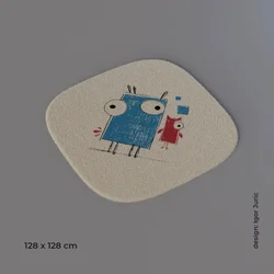 Tepih Dječji Boxy Boys 128 x 128 cm