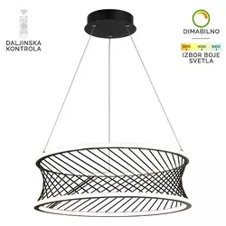 LED viseća lampa F2074-40V BK
