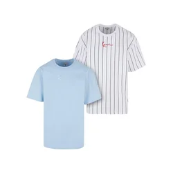 Karl Kani Majica Essential  modra / rdeča / črna / bela