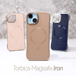 Torbica Magsafe Carbon za iPhone 16 6.1 siva