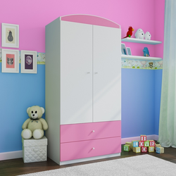 Ourbaby garderoba, ružičasto-bijela
