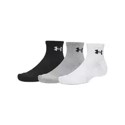 Under Armour čarape Performance Cotton quarter, 3 para, crna-siva-bela