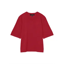 VERO MODA Pulover VMSILJE rdeča
