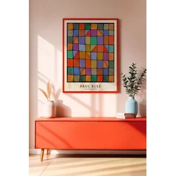 Wallity Dekorativna uramljena slika, 33x48cm, Šarena