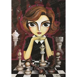 Magnolia - Puzzle Kraljičin gambit - posebna izdaja Romi Lerda - 1 000 kosov