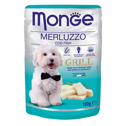 Monge Grill sos za pse - bakalar 12x100g