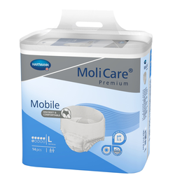 Pelene gaćice za inkontinenciju Premium Mobile Extra 6 kapljica L 14 komada