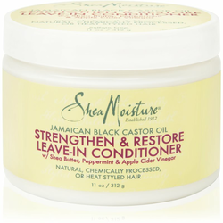 Shea Moisture Jamaican Black Castor Oil Strengthen & Restore regenerator bez ispiranja za kovrčavu kosu 431 ml