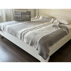 Ćebe Cozy Viktorija 180x220cm Dezen - Selay Gri - Akril/Pamuk ( VLK000381-selaygriviktorija )
