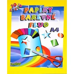 Barvni papir A4, 10 kom