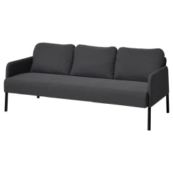 GLOSTAD Sofa trosed, Knisa tamnosiva