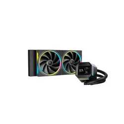 DeepCool LM240 Procesor Komplet za hlajenje s tekočino 12 cm Črna 1 kos(-i)