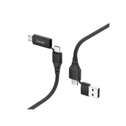 Hama 00183296 USB cable 1.5 m 2.0 USB C Black