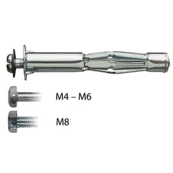 Kovinski vložek za votle prostore MUNGO MHD-S M 5 x 63/32