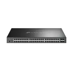 TP-Link JetStream 48-Port Gigabit and 4-Port 10GE SFP+ L2+ Managed Switch with 48-Port PoE+, Model TL-SG3452XP