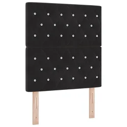 Vidaxl Vzglavje Črna 80 cm Žamet