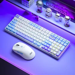 AOC Tastatura, Bela-plava + Miš, Beli