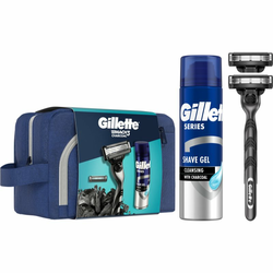 Gillette Mach 3 Charcoal torbica poklon set za muškarce