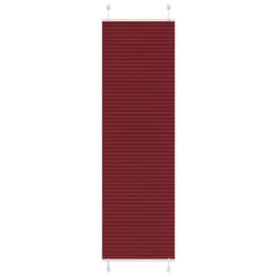 Plisirana zavjesa Bordo crvena 55x200 cm Širina tkanine 54,4 cm Poliester