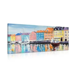 Slika oljna slika Benetk - 120x60