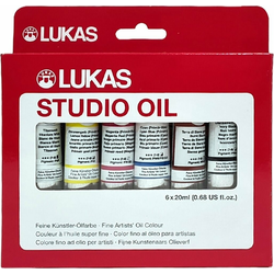 Lukas Studio Cardboard Box Set oljnih barv 6 x 20 ml