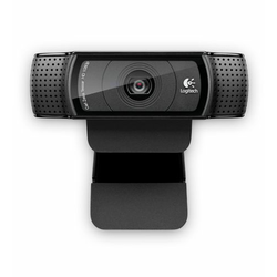 Logitech C920 HD PRO Webcam, 1080p/30fps, Built-in microphone, 78c view, USB