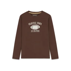 Guess Bluza L6YI06 K3714 Rjava Regular Fit