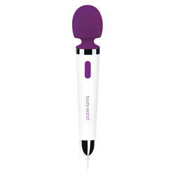 Bodywand Plug-In Multi Function Wand Massager White-Purple