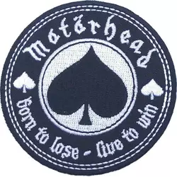Motörhead Born to Love, Live to Win Našitek za šivanje