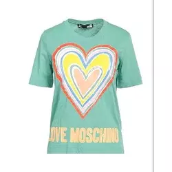 Love Moschino Ženska majica kratkih rukava W4F153OM3876-R07, Zelena