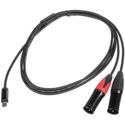 Revoltage DC007 2M Črna 2 m USB kabel