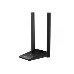 TP LINK AX1800 Dual Antennas High Gain Wireless USB Adapter, Archer TX20U Plus Crni