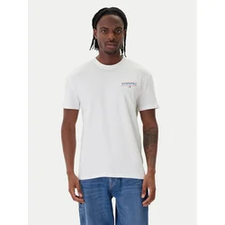 Tommy Jeans Majica Poster DM0DM22541 Bela Regular Fit