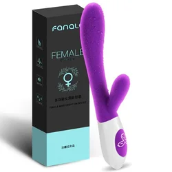 Adam i Eva Zeka vibrator sa reljefnim perlicama, 23 cm, Ljubičasti