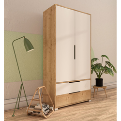 HANAH HOME Ormar Flora 90 Safir hrast Bela