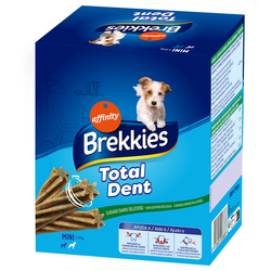 Brekkies Total Dent za mini pse - Varčno pakiranje : 16 x 110 g