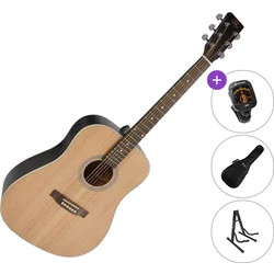 SX SD204 SET Transparent Black Akustična kitara