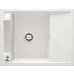 Deante ZRM A103 Granitna sudopera Magnetic, Bela