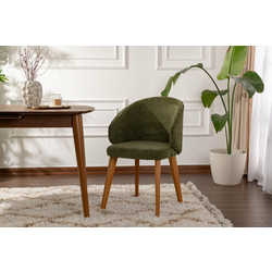 HANAH HOME Set 2 stolice Bentley Green Dark Oak