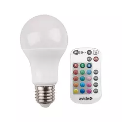 SMART LED 9W A60 E27 RGB+W AVIDE