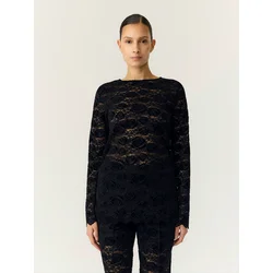 YAS Bluza YASVELSIE črna
